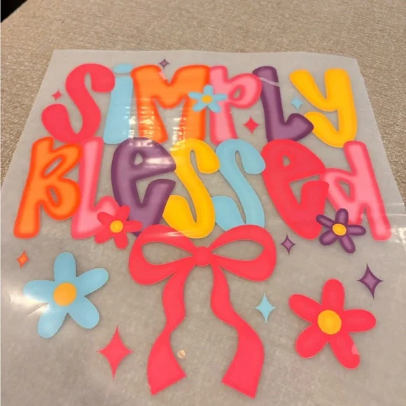 Colorful Amen and Pray Letter DTF bundle set of 9 - Picture 15 of 16